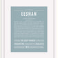 Frame Options | Powder Blue | White Frame, Matted