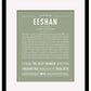 Frame Options | Sage | Black Frame, Matted