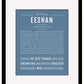 Frame Options | Steele Blue | Black Frame, Matted