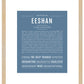 Frame Options | Steele Blue | Maple Frame, Matted