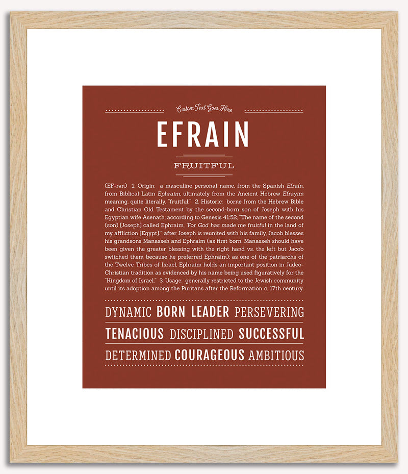 Efrain | Name Art Print