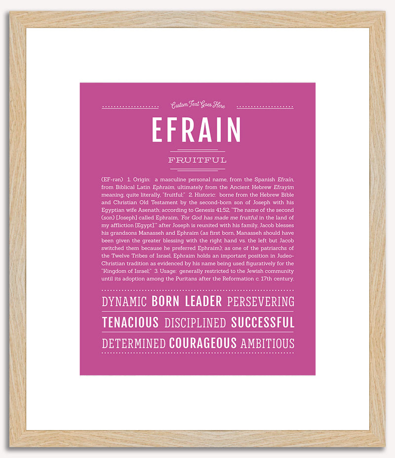 Efrain | Name Art Print