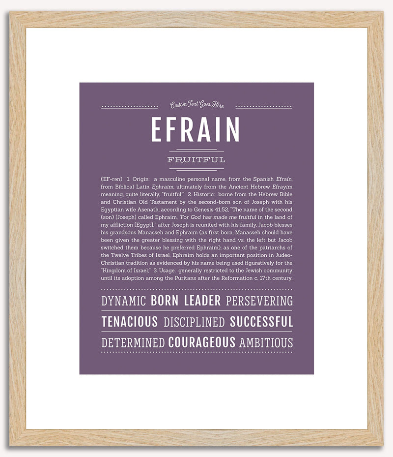 Efrain | Name Art Print