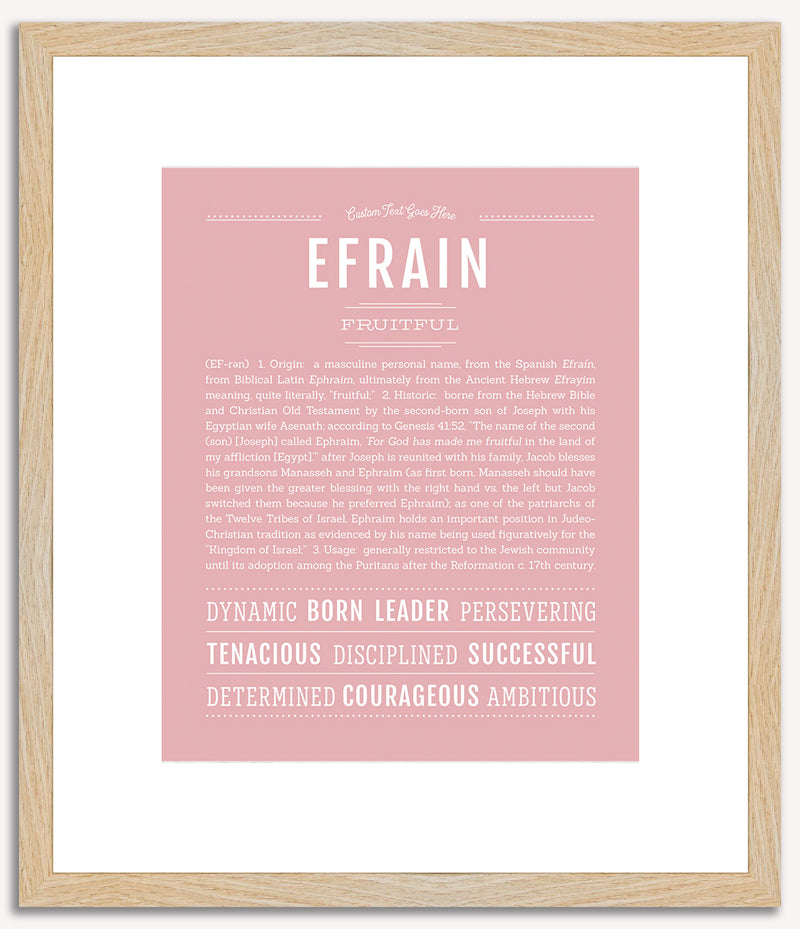 Efrain | Name Art Print