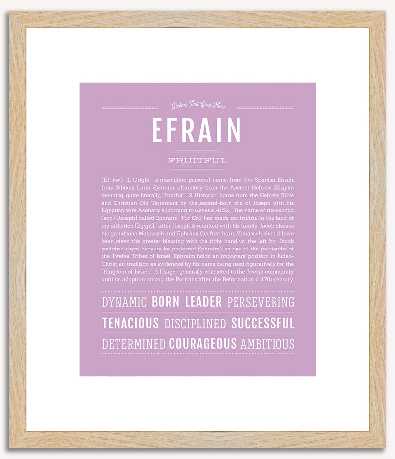 Efrain | Name Art Print