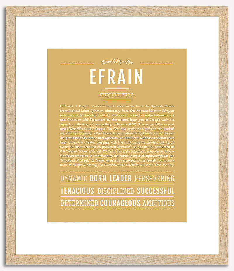 Efrain | Name Art Print