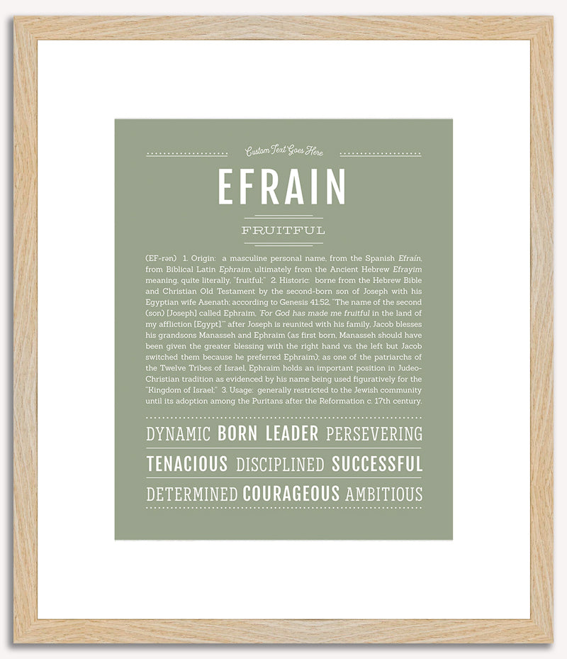 Efrain | Name Art Print