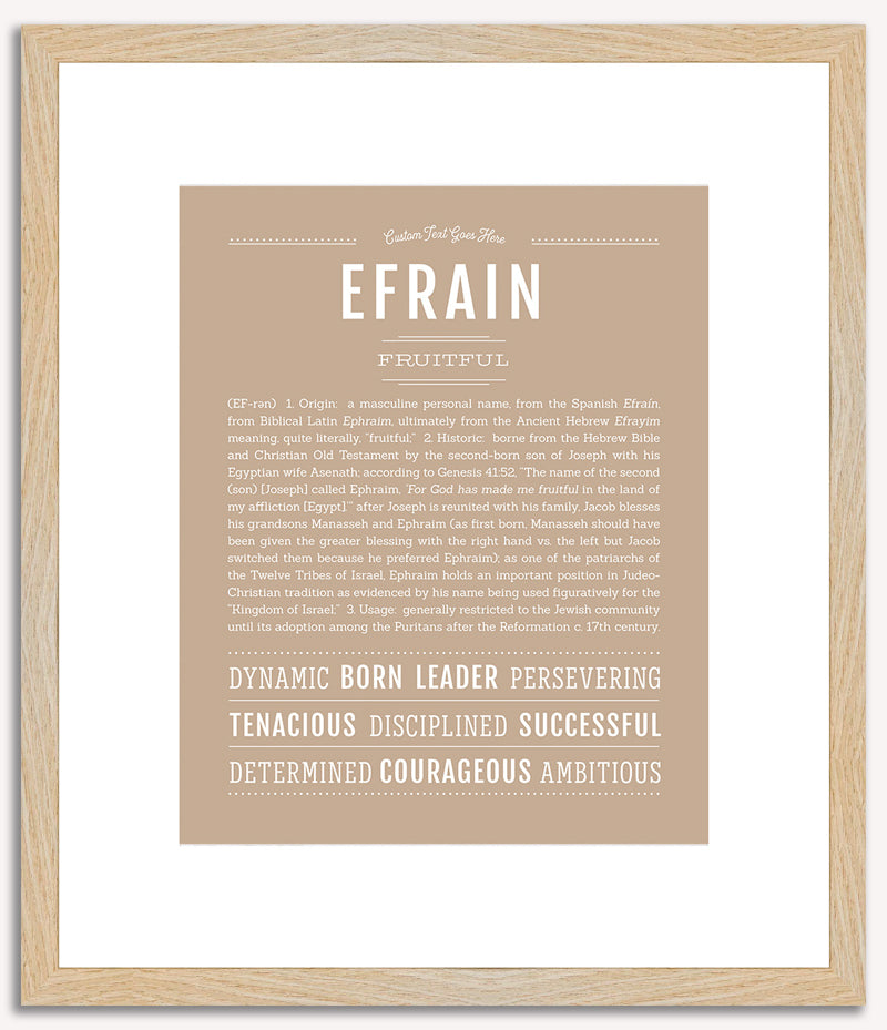 Efrain | Name Art Print