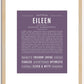 Eileen | Name Art Print