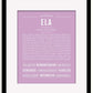 Frame Options | Lilac | Black Frame, Matted