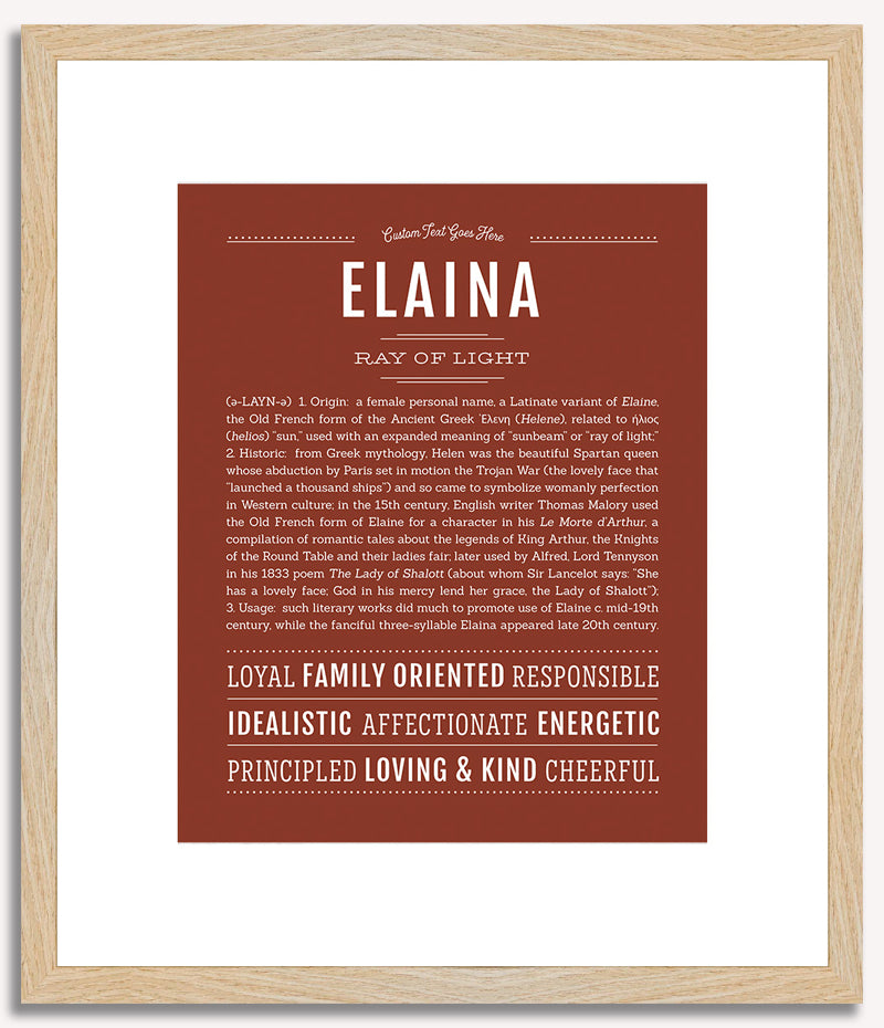 Elaina | Name Art Print