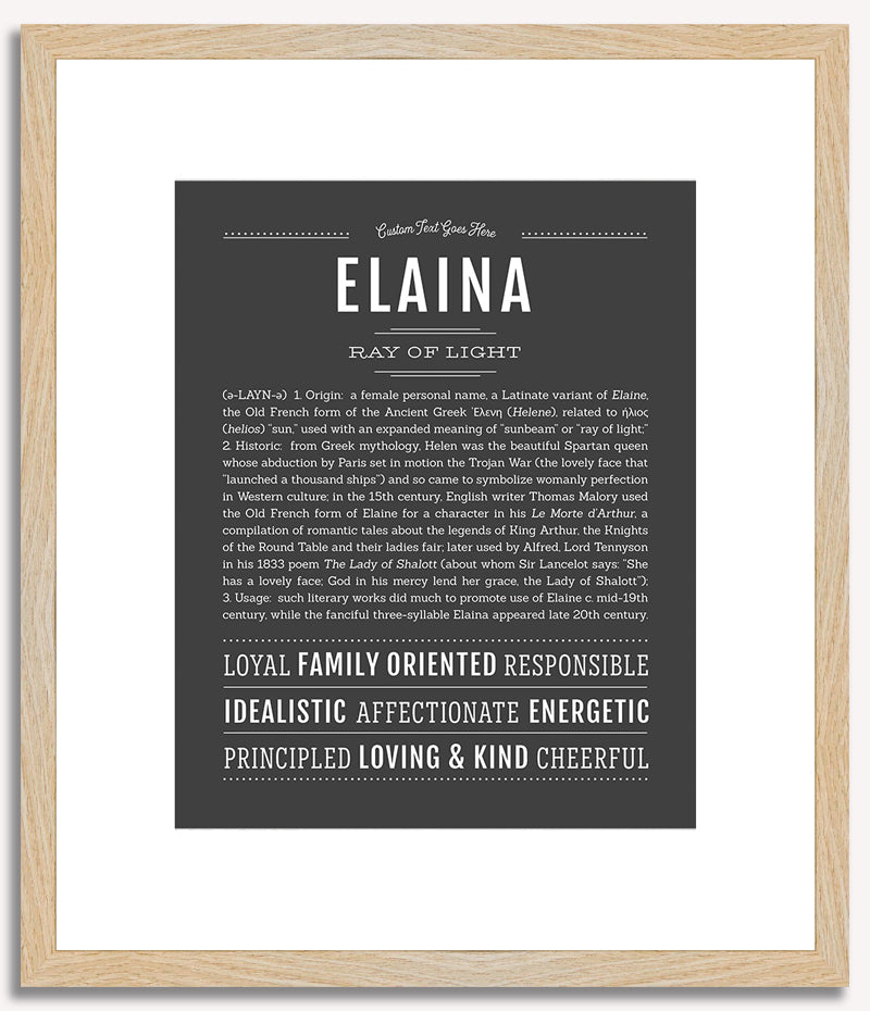 Elaina | Name Art Print