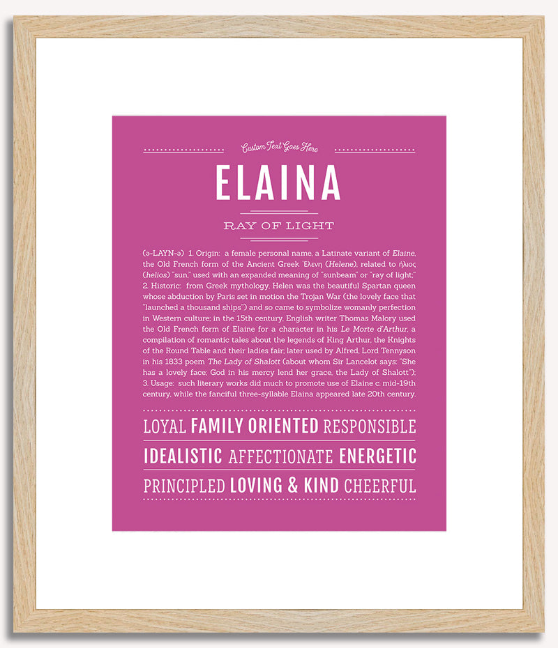 Elaina | Name Art Print