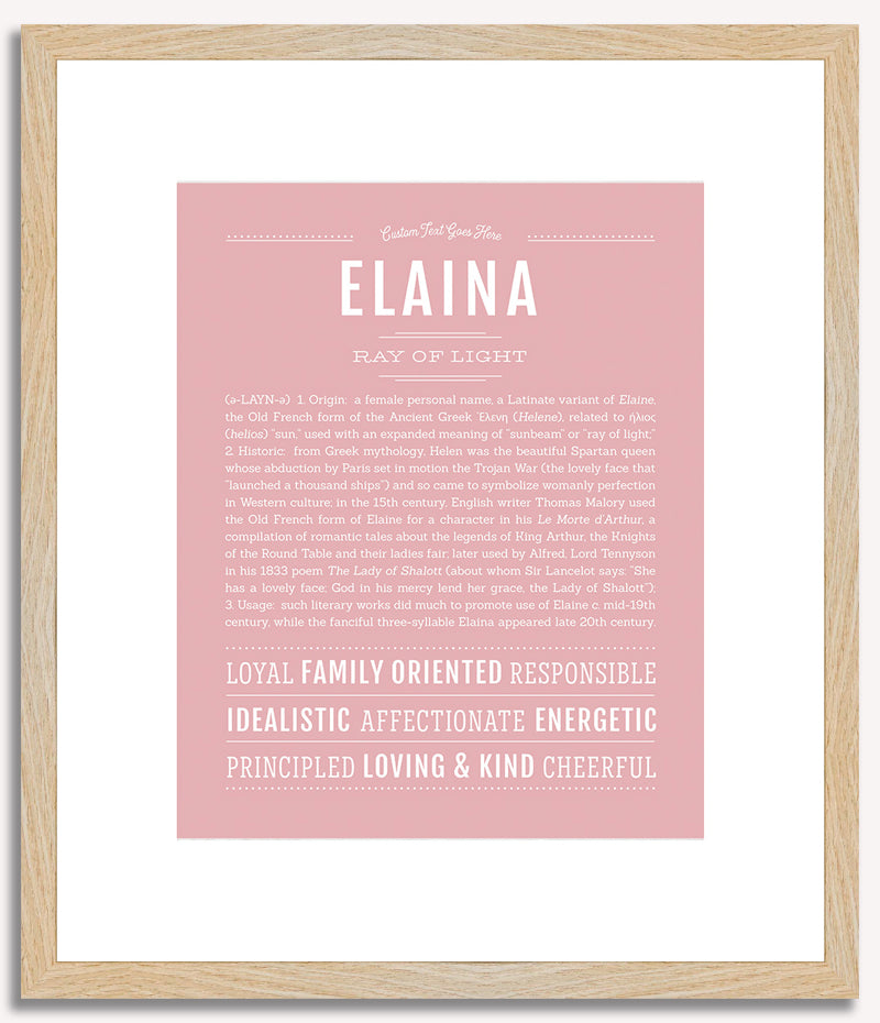 Elaina | Name Art Print