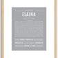 Elaina | Name Art Print