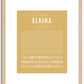 Elaina | Name Art Print