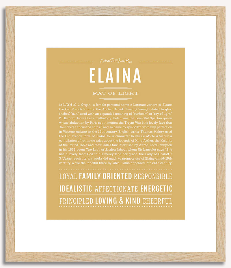 Elaina | Name Art Print