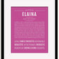 Frame Options | Dark Pink | Black Frame, Matted