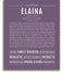 Elaina | Name Art Print – Name Stories