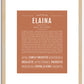 Elaina | Name Art Print