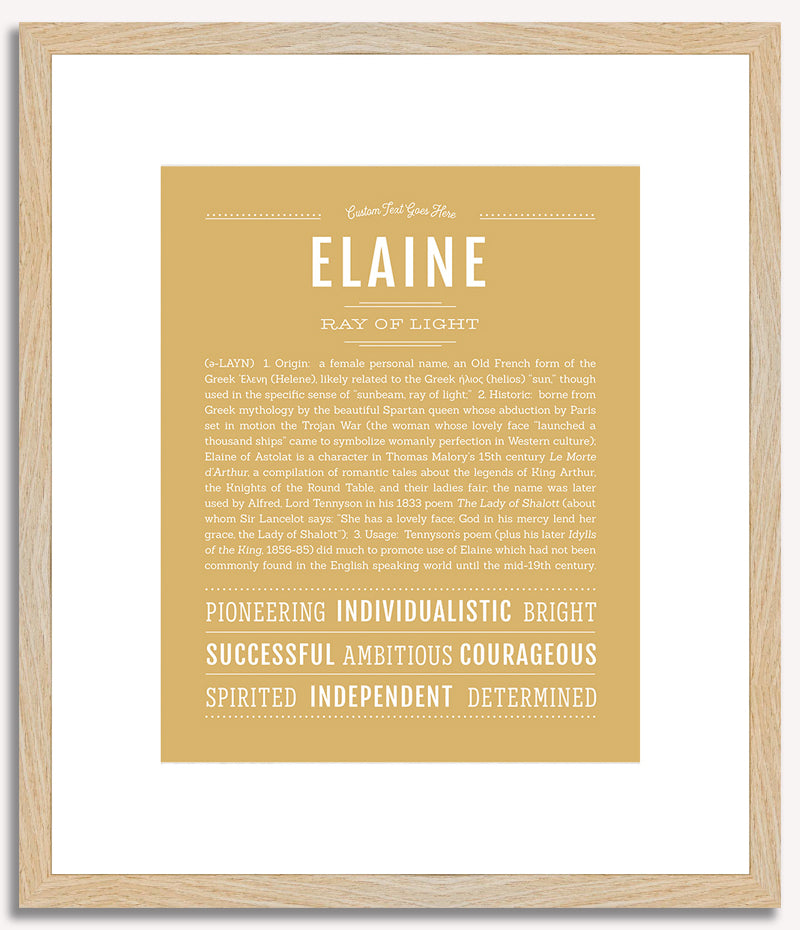 Elaine | Name Art Print