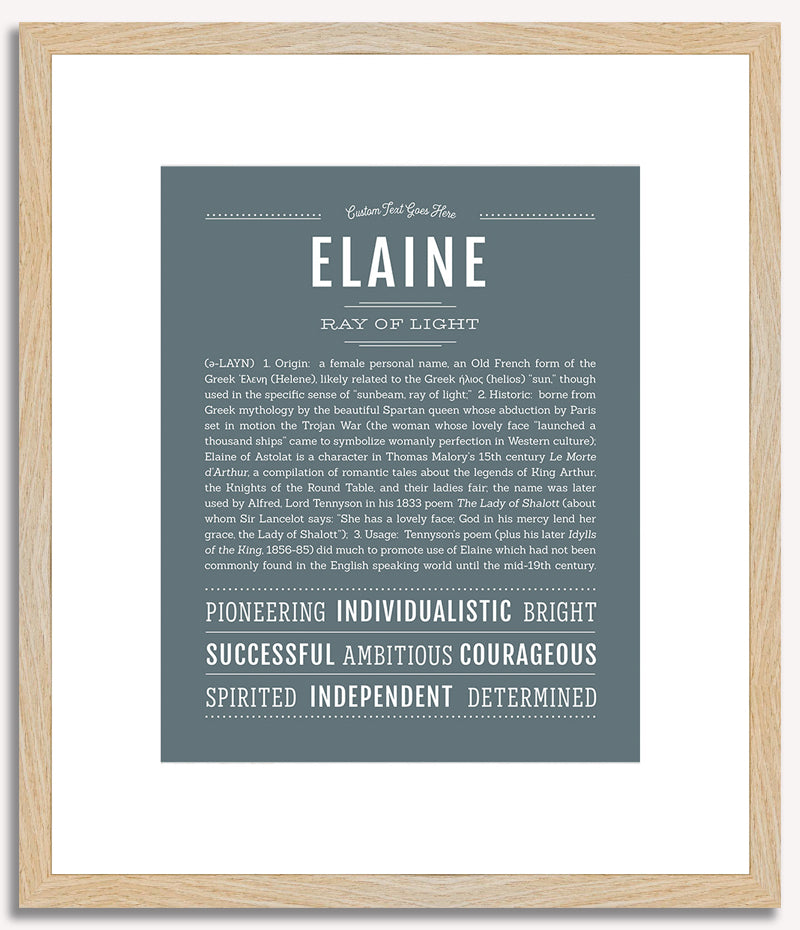 Elaine | Name Art Print