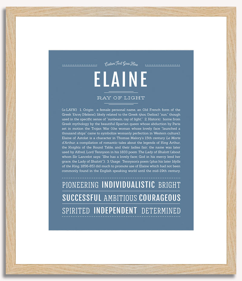 Elaine | Name Art Print