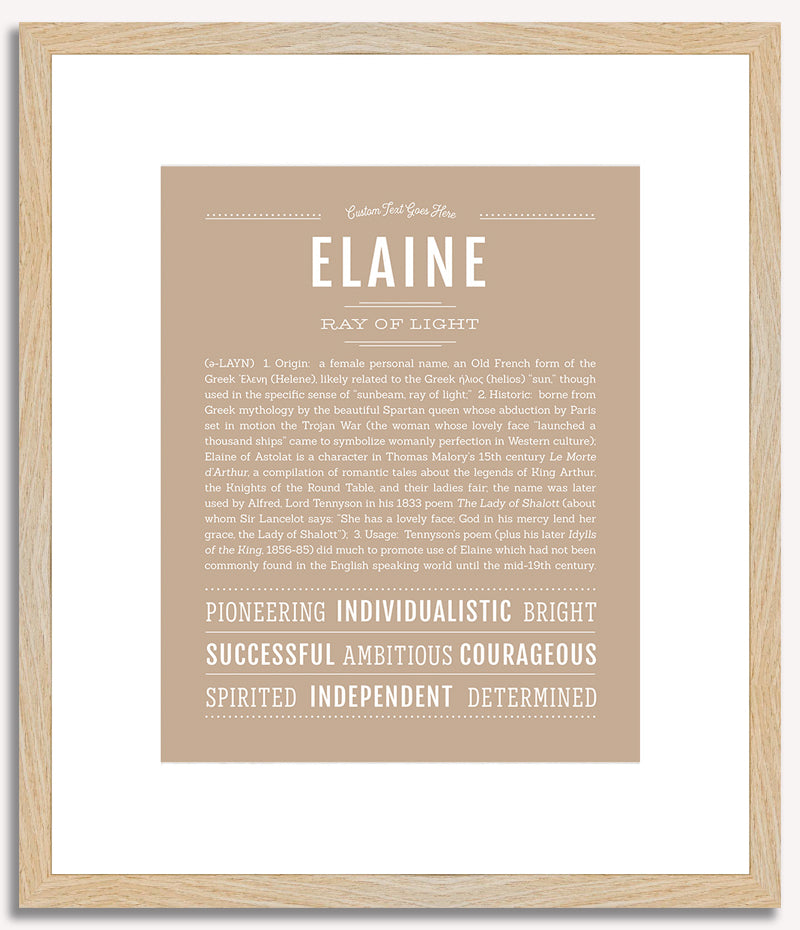 Elaine | Name Art Print