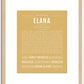 Elana | Name Art Print