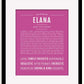 Frame Options | Dark Pink | Black Frame, Matted