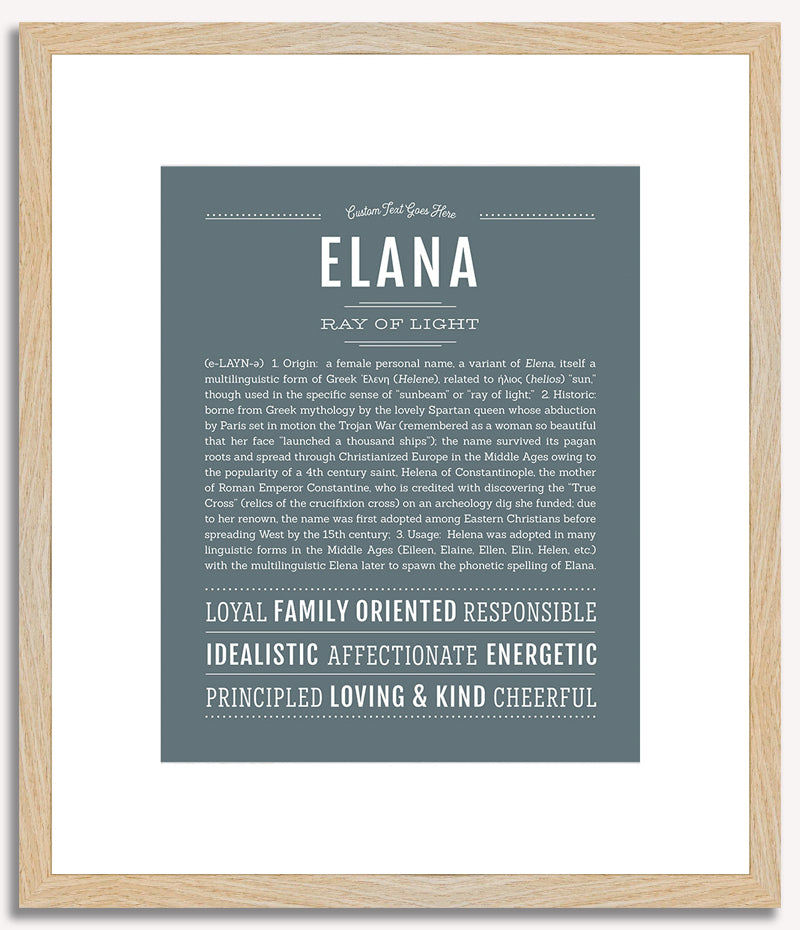 Elana | Name Art Print