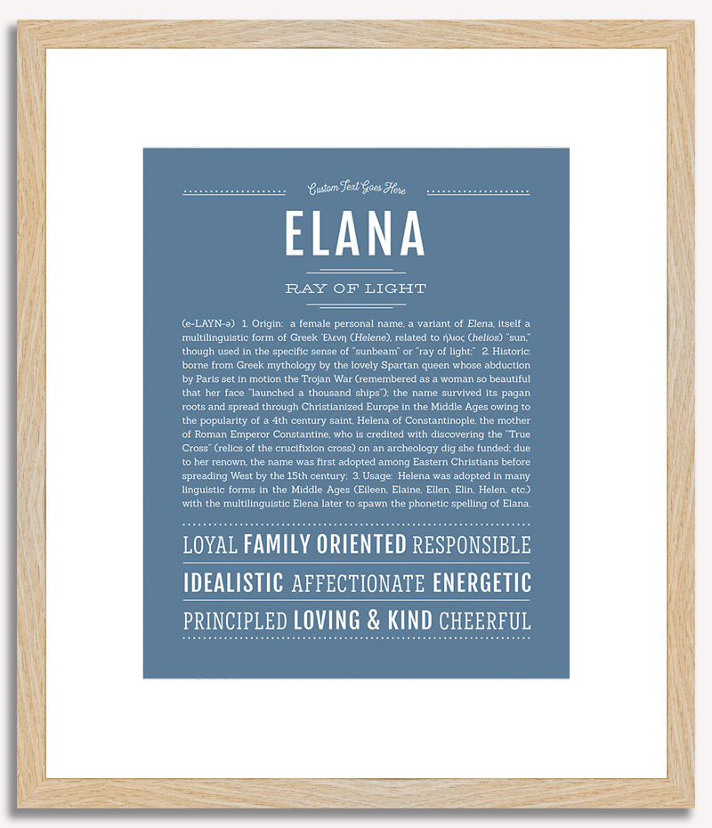 Elana | Name Art Print