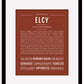 Elcy | Name Art Print