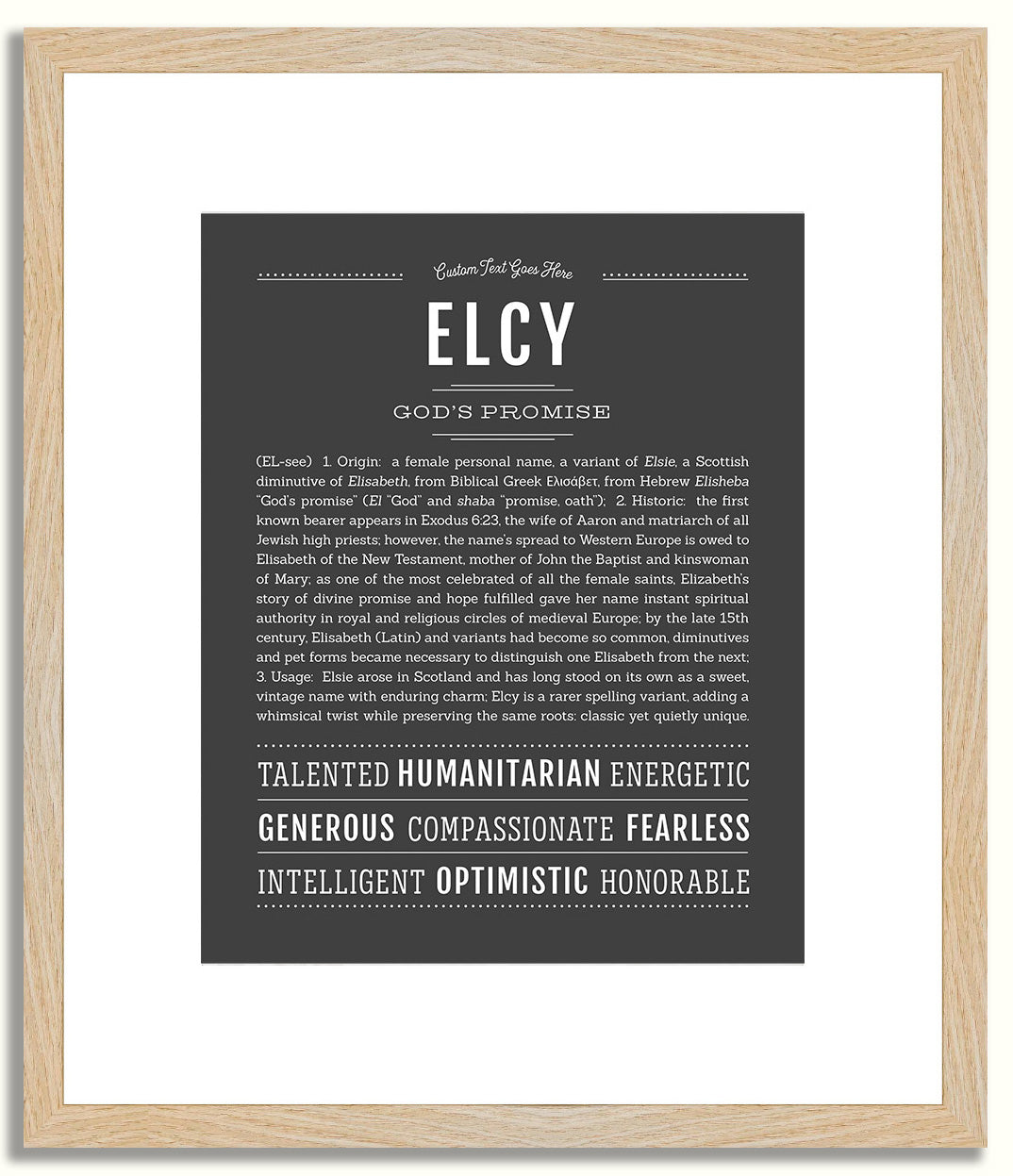 Elcy | Name Art Print