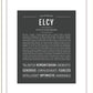 Elcy | Name Art Print