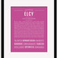 Elcy | Name Art Print