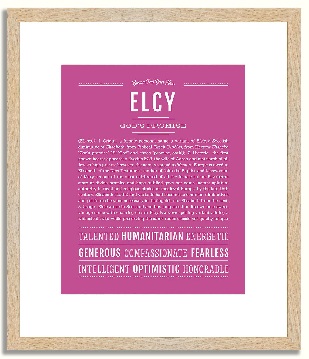 Elcy | Name Art Print