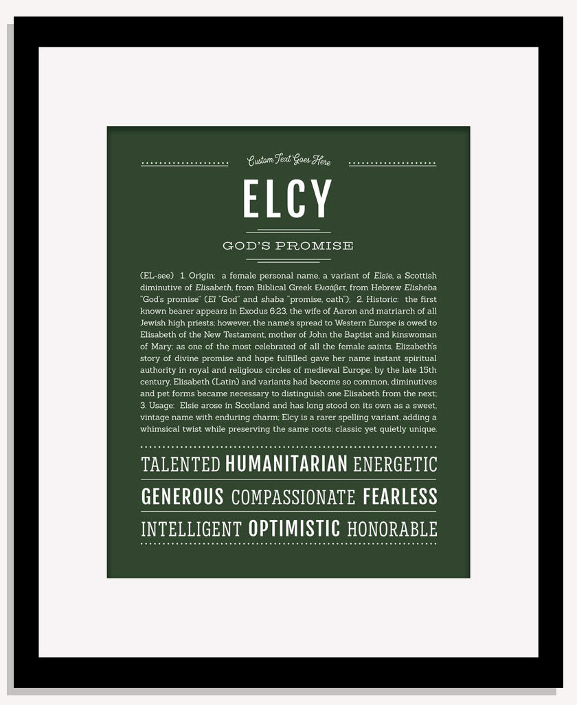 Elcy | Name Art Print