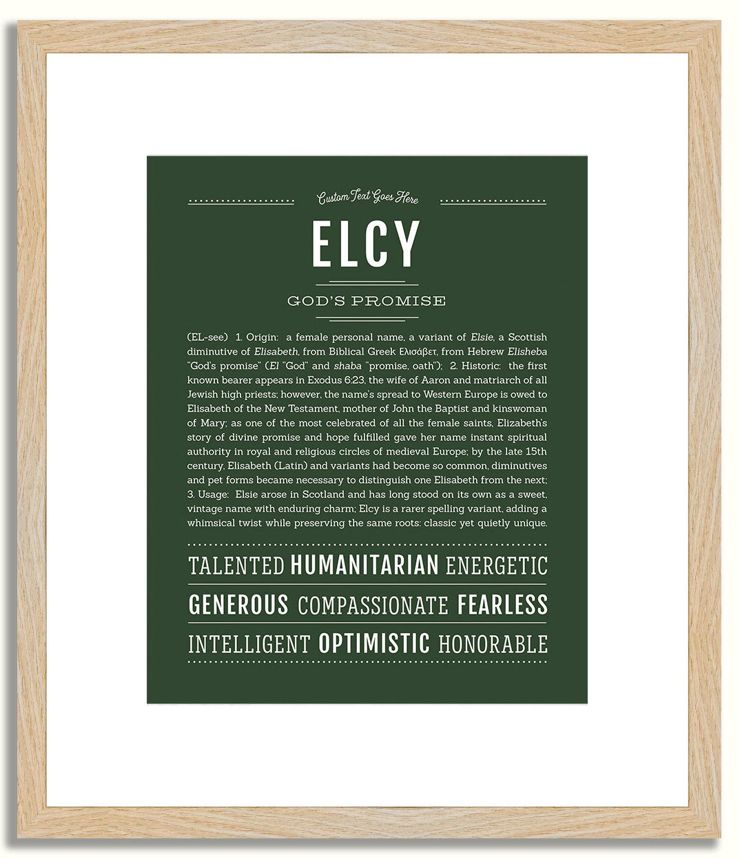 Elcy | Name Art Print