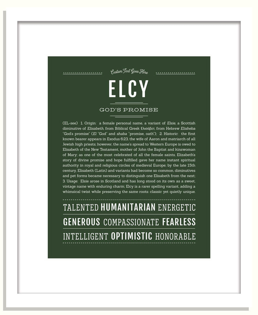 Elcy | Name Art Print