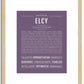 Elcy | Name Art Print