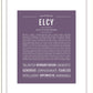 Elcy | Name Art Print