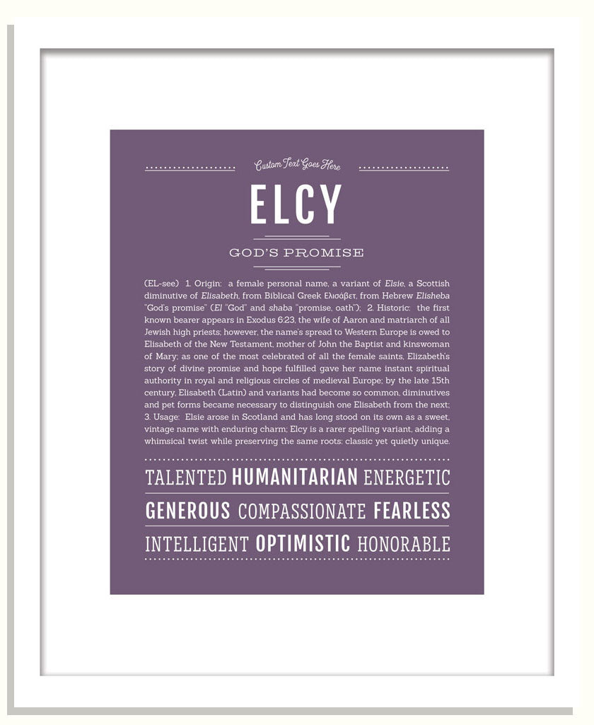 Elcy | Name Art Print