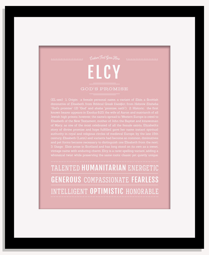 Elcy | Name Art Print