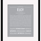 Elcy | Name Art Print