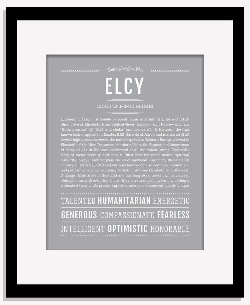 Elcy | Name Art Print