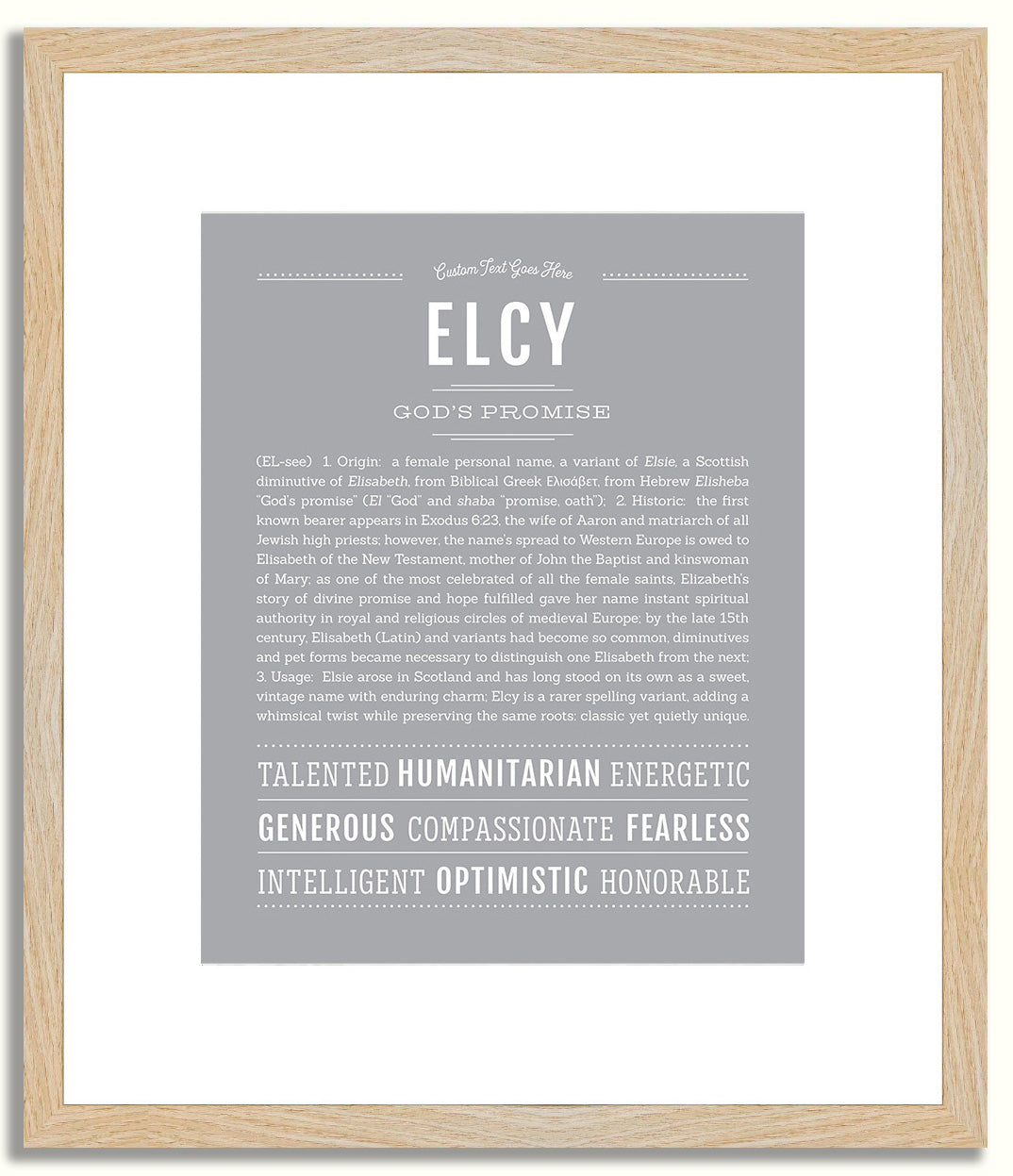 Elcy | Name Art Print