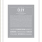 Elcy | Name Art Print
