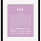 Elcy | Name Art Print