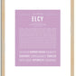 Elcy | Name Art Print